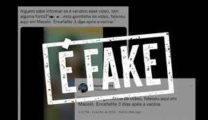 É falso! Criança de Maceió não morreu após tomar vacina
