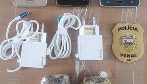 Mais um funcionário de obra em presídio é preso tentando passar celular para reeducando