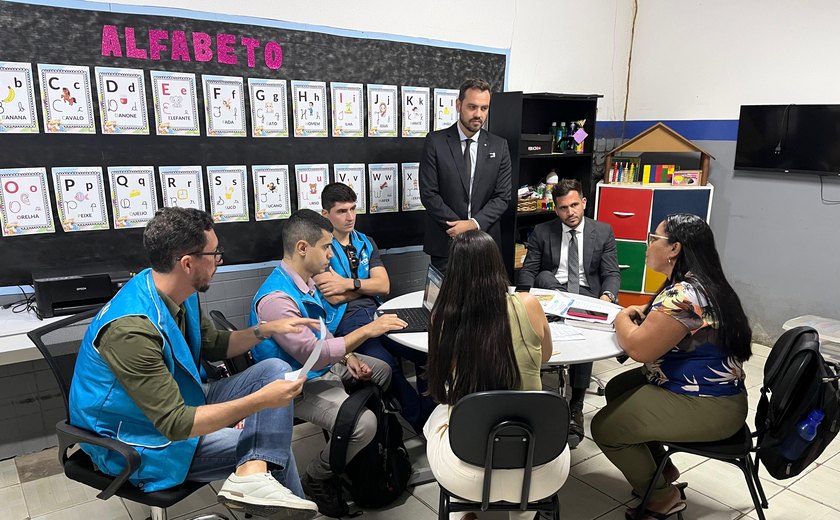 Semana Nacional Sede de Aprender: MP/AL fiscaliza escolas em Capela e Marechal Deodoro