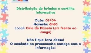 Caminhada da inclusão em alusão ao dia de conscientização do Transtorno do Espectro Autista