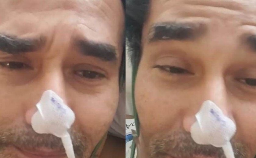 Em leito de UTI, Szafir se esforça para gravar vídeo e emociona: 'Estou vivo’