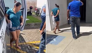 Mulher que jogou criança do 4º andar é detida e confessa crime com tranquilidade