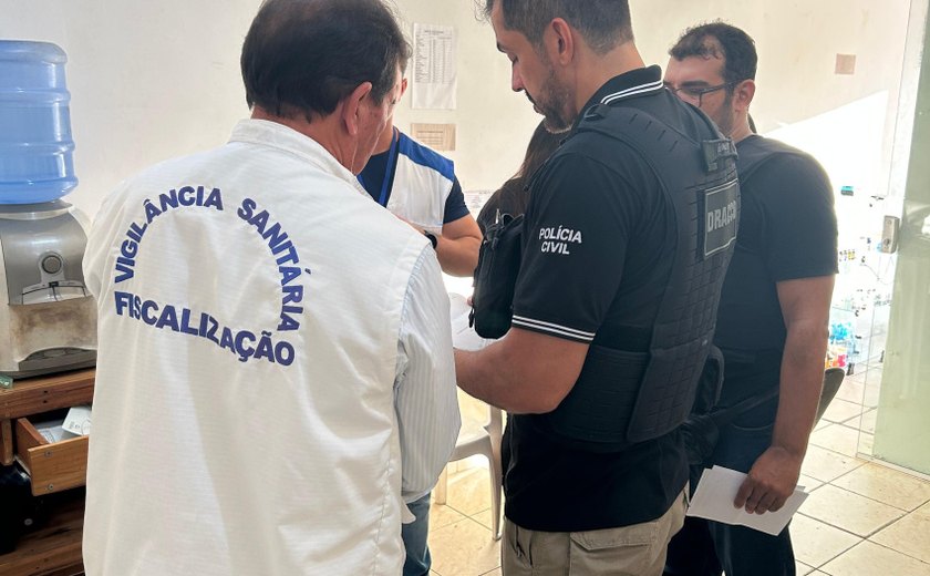 Vigilância Sanitária interdita farmácia por falsificação de receitas e outras fraudes