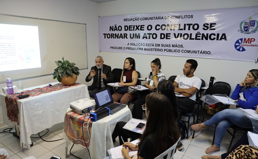 MP Comunitário: curso de mediação de conflitos formará novos multiplicadores para atuação no Vergel do Lago