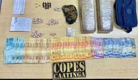 Policiais militares da Copes prendem traficante de drogas em Cacimbinhas