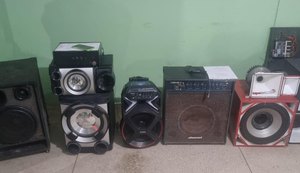 Operação apreende 10 equipamentos sonoros na região Metropolitana