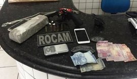 Casal é detido em São Miguel dos Campos com arma e drogas