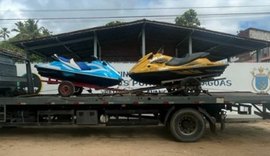 Marinha do Brasil apreende três motos aquáticas em praias de Maragogi