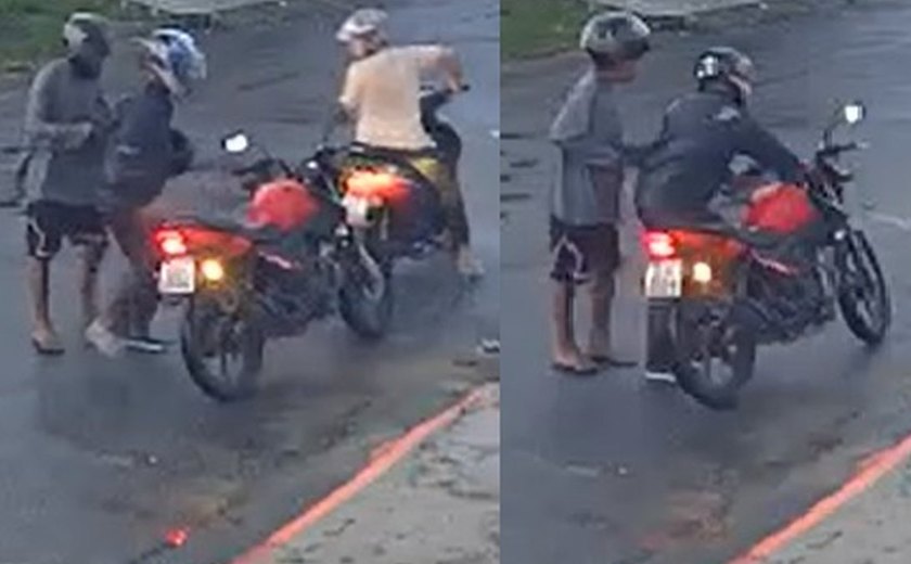 Assaltantes rendem motociclista e o obrigam a ligar a própria moto