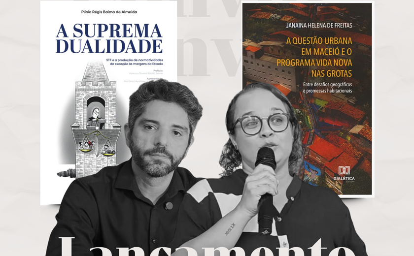 Lançamento de livros debate justiça e desigualdade urbana em Alagoas