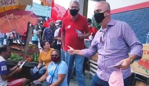 Deputados Paulão e Ronaldo Medeiros participam de mobilização em Arapiraca