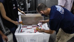 AL recebe mais 88.200 doses de vacina contra a Covid-19