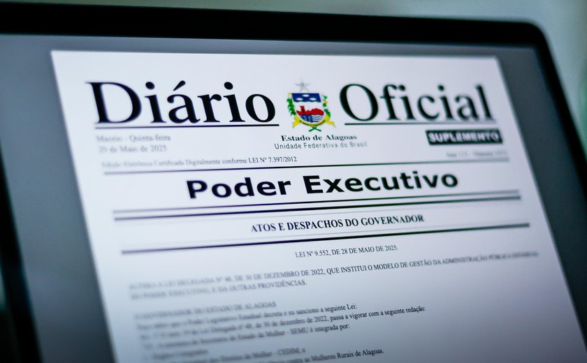 Governo de Alagoas altera Lei Delegada, reestrutura pastas e cria as secretarias da Mulher e dos Direitos Humanos
