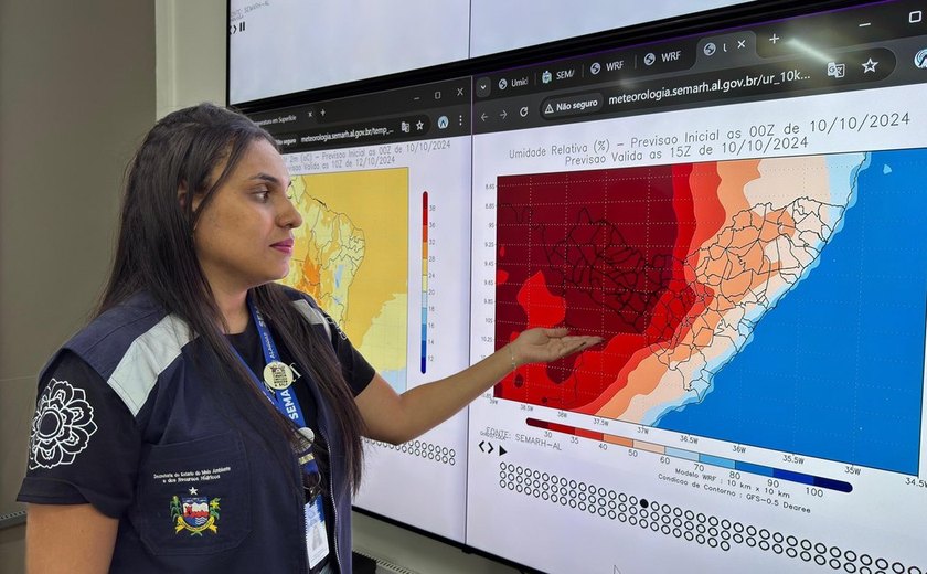 Semarh prevê tempo estável e possibilidade de chuvas leves em Alagoas