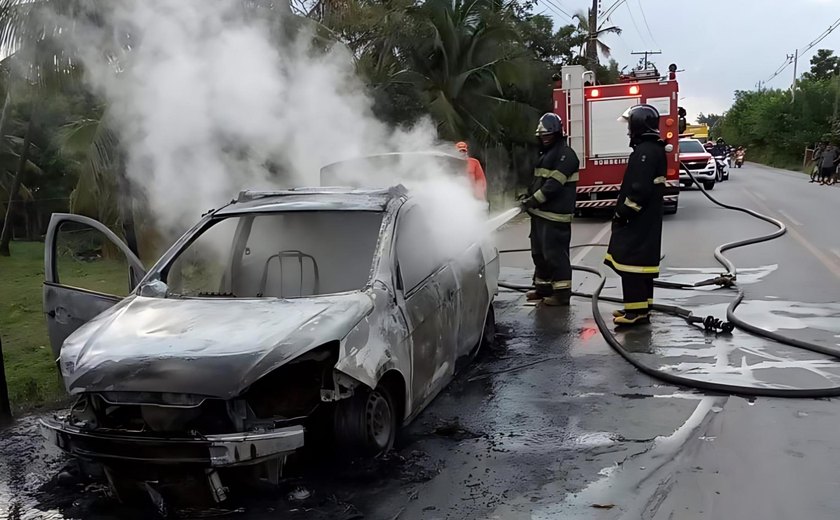 Corpo de Bombeiros registra aumento de 130% nos incêndios em veículos em Alagoas