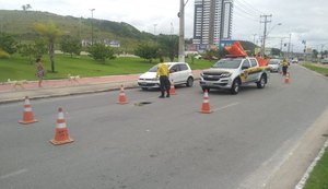 SMTT presta apoio em Cruz das Almas por conta de obras emergenciais em avenida