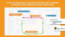 Rua Doutor José Afonso de Melo, na Jatiúca, terá alteração no sentido a partir de sábado (17)