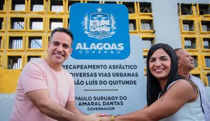 Paulo Dantas entrega obras de infraestrutura urbana em São Luís do Quitunde