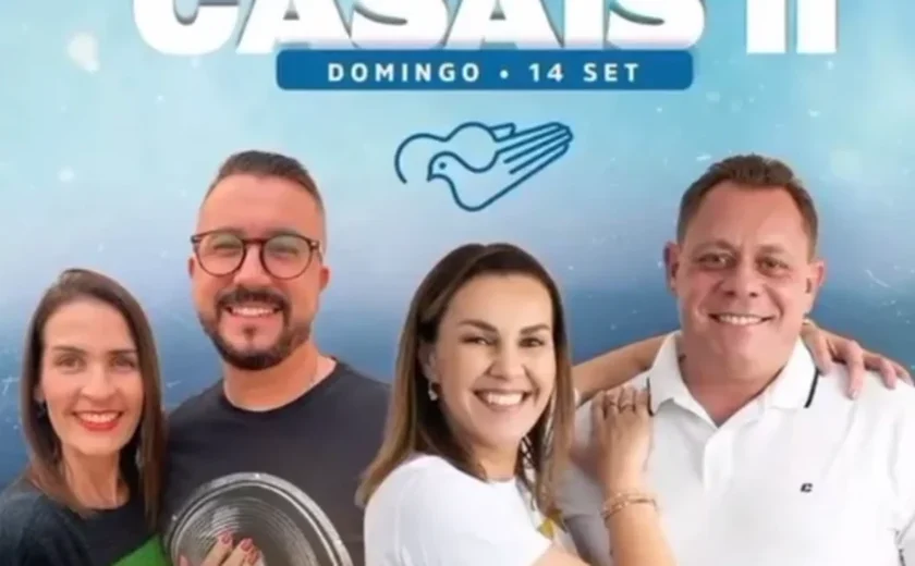 II aprofundamento para casais acontece em Arapiraca neste domingo (14) com palestrantes da Canção Nova