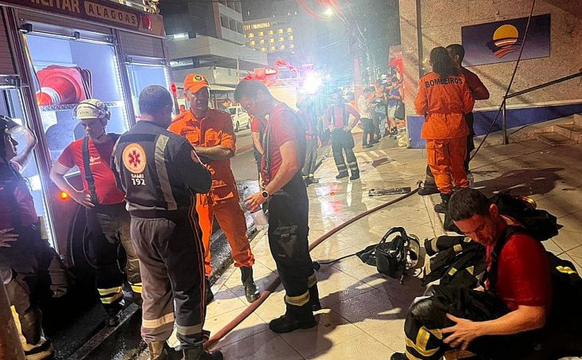 Vítimas de incêndio em quarto de hotel de Maceió recebem alta do HGE