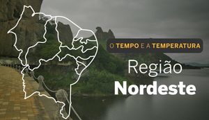 Segunda-feira de Natal com muitas nuvens em todos os estados que compõem o Nordeste