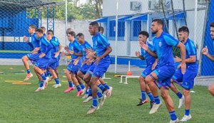 CSA encerra preparação para duelo contra o Juventude e 23 atletas são relacionados