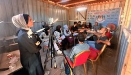 Israel bombardeia tenda de onde jornalistas palestinos conversaram com a FENAJ e colegas brasileiros