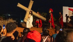 Teatro da Paixão de Cristo em Arapiraca é transmitido ao vivo