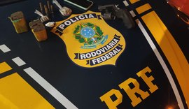 Motociclista foge de fiscalização, mas é preso pela PRF em Palmeira dos Índios