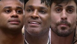 Cara de Sapato, Cezar Black e Fred Nicácio formam novo paredão do ‘Big Brother Brasil 23’