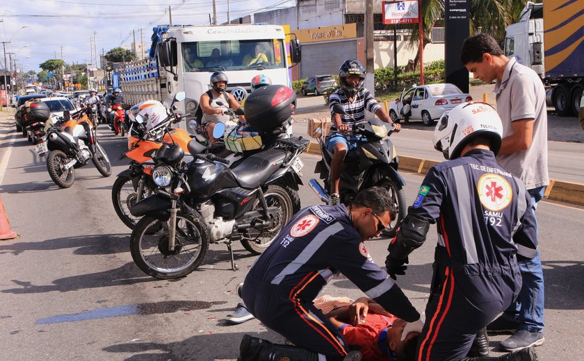 Número de vítimas de acidentes de moto sobe no 1º trimestre