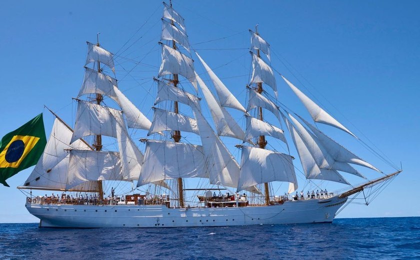 Navio-Veleiro Cisne Branco vai atracar no Porto de Maceió na próxima sexta-feira (11)