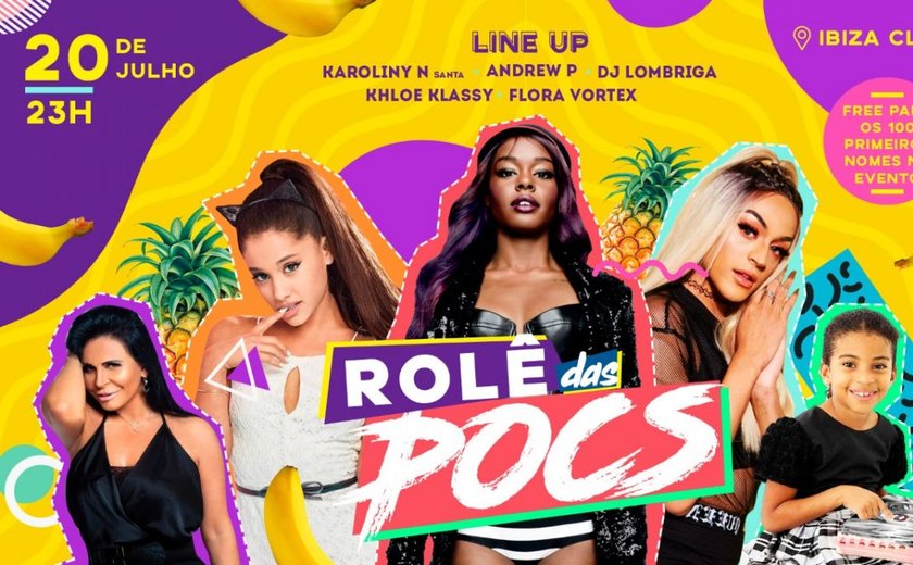 Rolê das POCs anima noite desta sexta no Ibiza Club