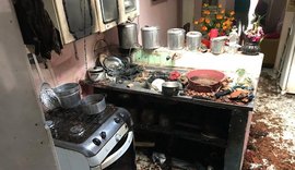 Vazamento em gás de cozinha provoca incêndio em residência no Mutange