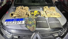 Polícia apreende droga e coletes balísticos no Vale do Reginaldo