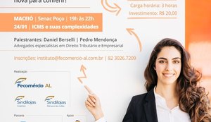 Complexidades do ICMS serão debatidas em palestra no próximo dia 24