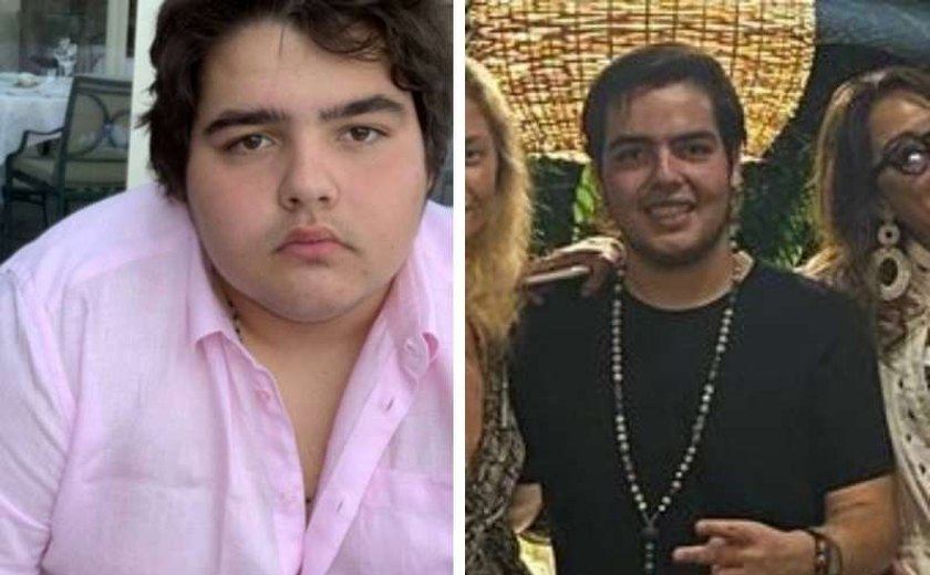 Filho de Faustão perde 50 kg após bariátrica e aparece irreconhecível