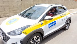 Candidatos PCD realizam prova prática com carro adaptado do Detran Alagoas