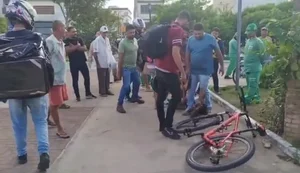 Suspeito de roubar bicicleta avaliada em R$ 4 mil é capturado e agredido por populares em via pública