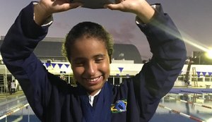 Atleta alagoana vence mais uma prova de natação