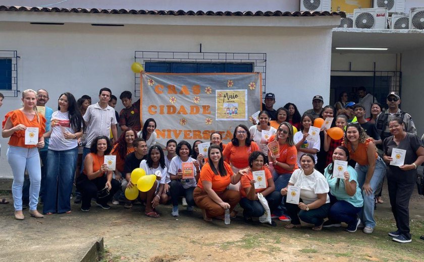 UBS Tereza Barbosa promove caminhada alusiva ao Maio Laranja