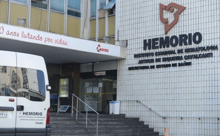 Número de doadores de sangue no Hemorio registra queda de 15% no início de 2018