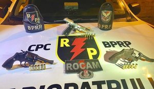 Polícia Militar apreende oito armas de fogo em Maceió e Arapiraca