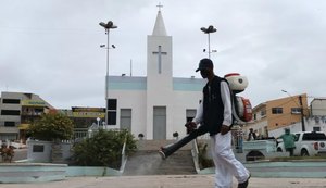 Veículos e servidores equipados realizam desinfecção das ruas e prédios públicos em Igaci