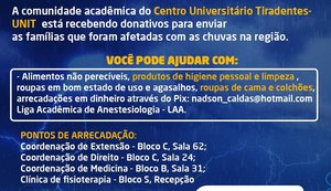 Campanha SOS Alagoas prorroga arrecadação para vítimas das chuvas