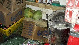 Vigilância Sanitária apreende 150 kg de alimentos impróprios para consumo
