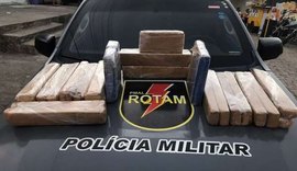 Batalhão de Rotam apreende mais de 26 quilos de maconha na rodoviária de Maceió