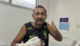 Pedreiro vítima de aranha-marrom se recupera após tratamento intensivo no HGE