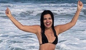 Mara Maravilha posta foto de biquíni e internautas falam em photoshop