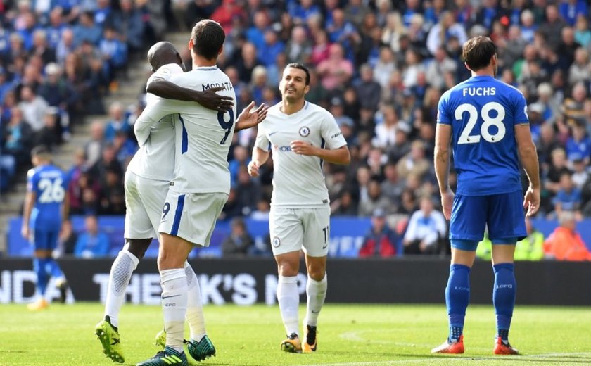 Chelsea vence Leicester por 2x1 e chega à terceira colocação no Inglês